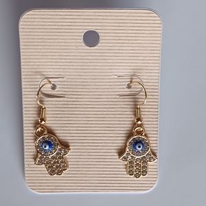 Hamsa earrings